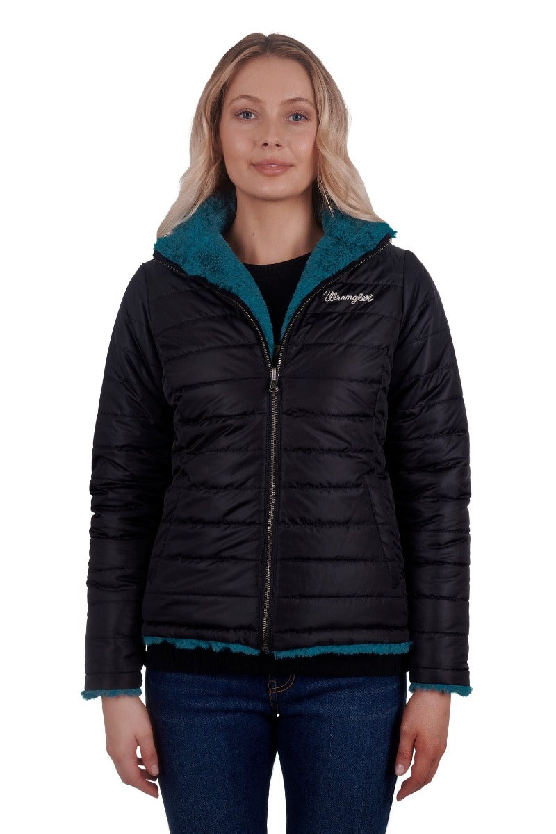 Wrangler Womens Jumpers, Jackets & Vests Wrangler Jacket Womens Montana Reversible