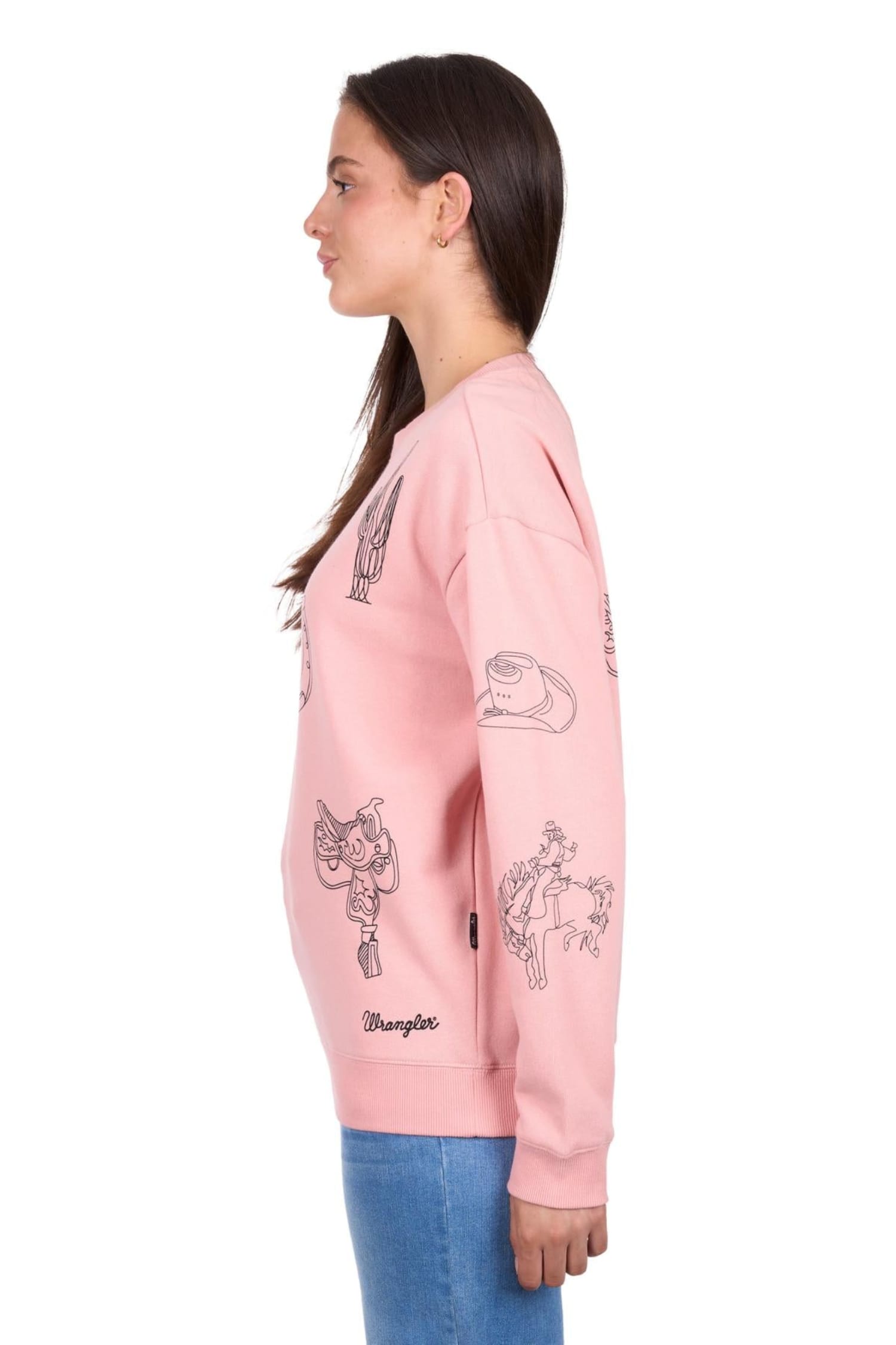 Wrangler Womens Jumpers- Jackets - Vests Wrangler Jumper Womens Mallory Crew