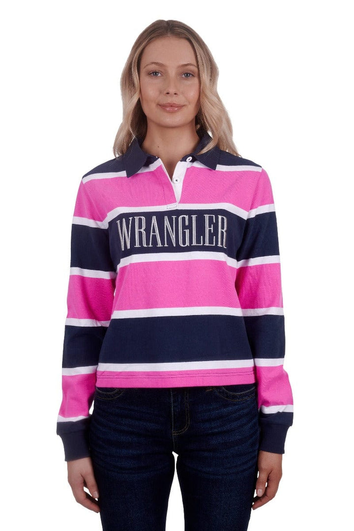 Wrangler Womens Jumpers, Jackets & Vests Wrangler Rugby Womens Hattie Fashion