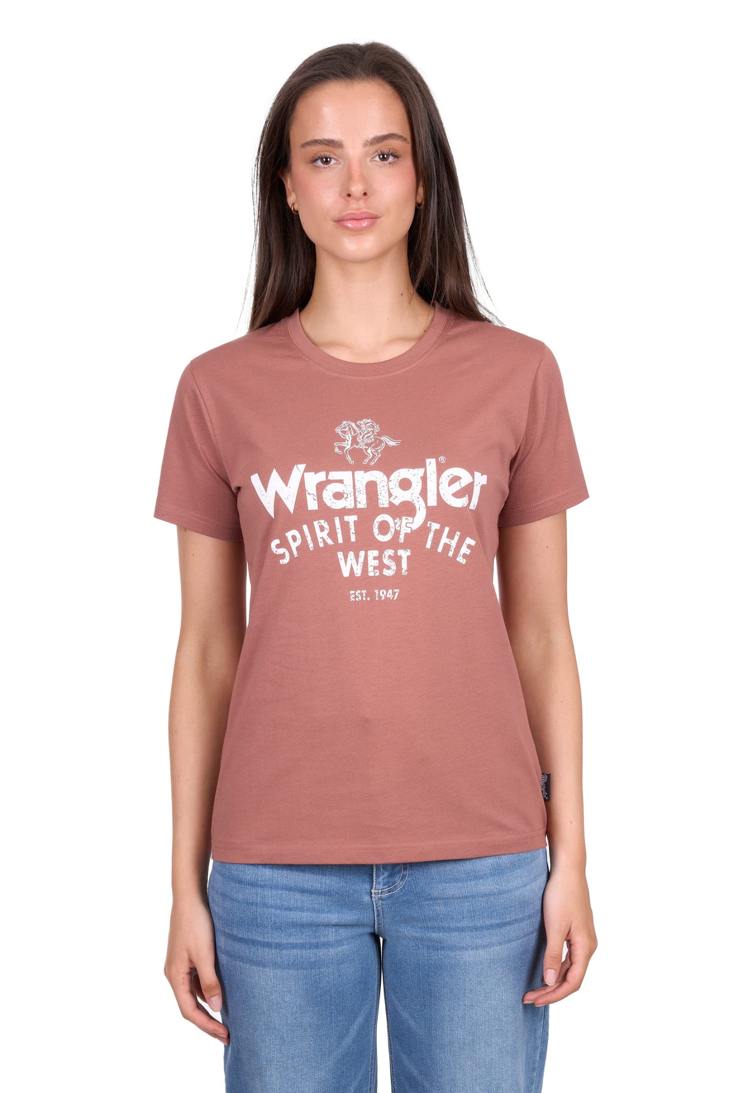 Wrangler Womens Shirts 08 / Copper Wrangler Tee Womens Sheena