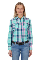 Wrangler Womens Shirts 08 / Green Wrangler Shirt Womens Pippa