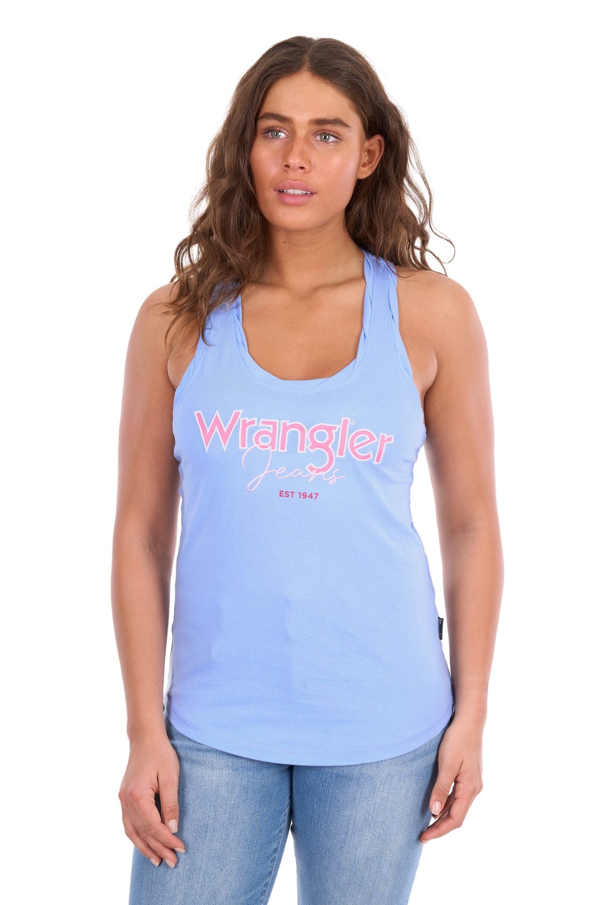 Wrangler Womens Shirts 08 / Light Blue Wrangler Top Womens Maya Tank