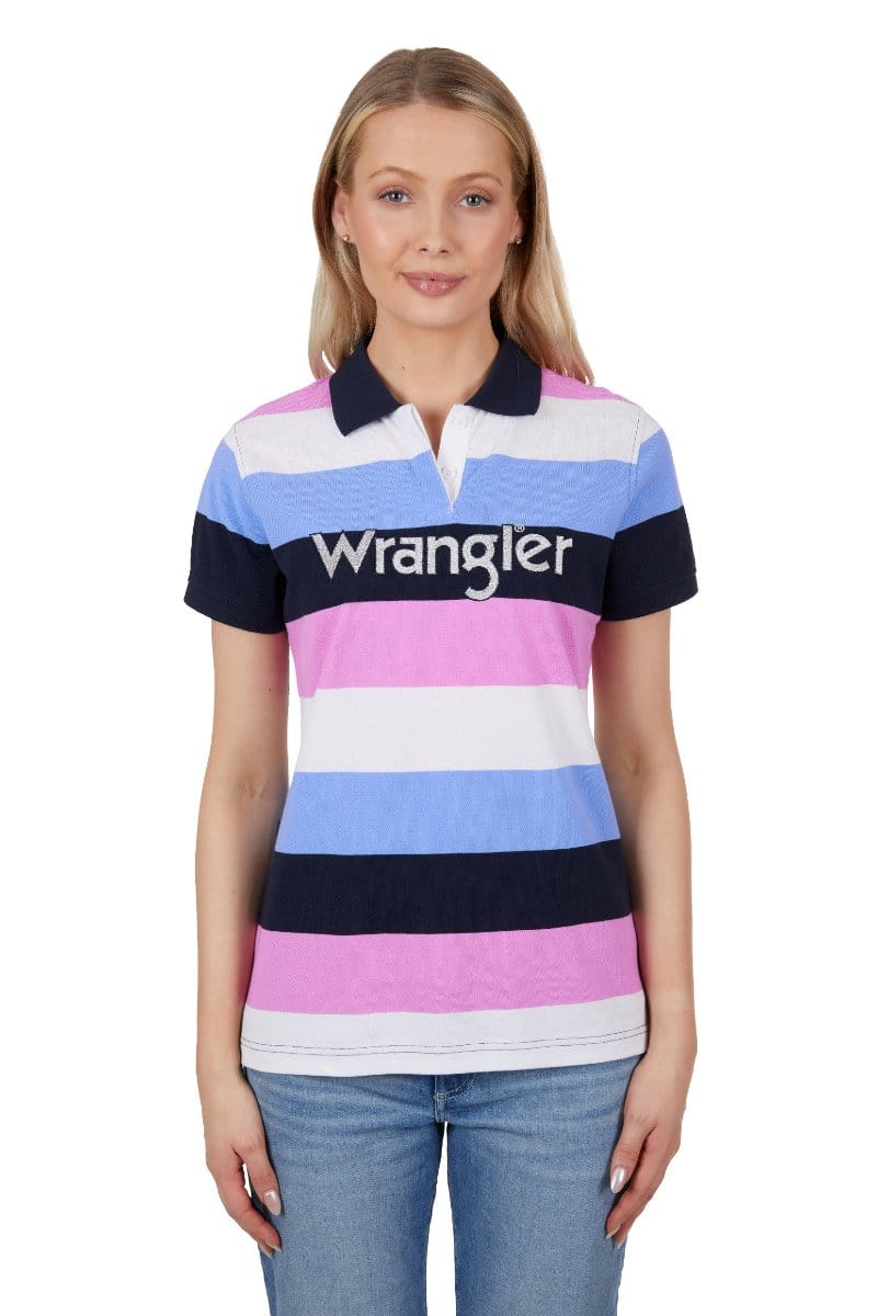 Wrangler Womens Shirts 08 / Multi Wrangler Polo Womens Martha