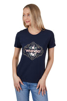 Wrangler Womens Shirts 08 / Navy Wrangler Tee Womens Darcy