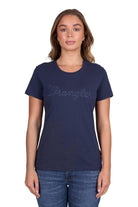 Wrangler Womens Shirts 08 / Navy Wrangler Tee Womens Texas