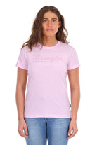 Wrangler Womens Shirts 08 / Pastel Pink Wrangler Tee Womens Lucy