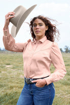 Wrangler Womens Shirts 08 / Pink Wrangler Shirt Womens Scarlet