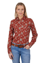 Wrangler Womens Shirts 08 / Rust Wrangler Shirt Womens Olivia