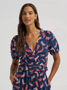 Wrangler Womens Shirts S / Multi Wrangler Top Womens Americana