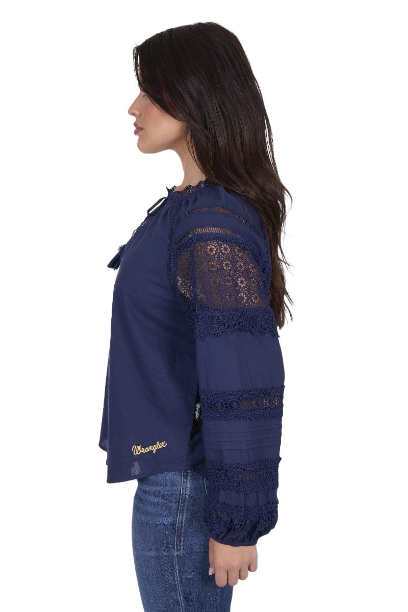 Wrangler Womens Shirts Wrangler Blouse Womens Tamara