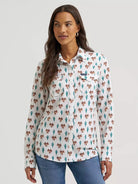 Wrangler Womens Shirts Wrangler Shirt Womens Performance Print