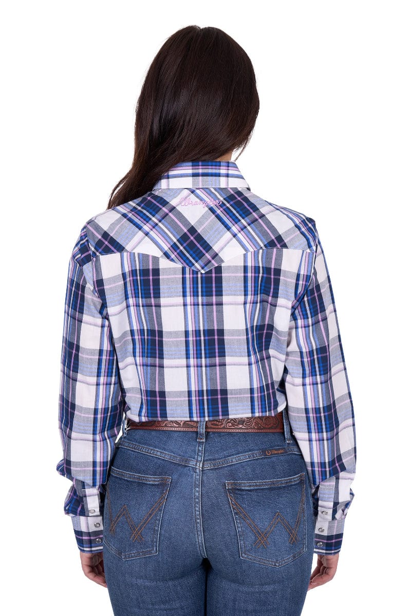 Wrangler Womens Shirts Wrangler Shirt Womens Peyton Check