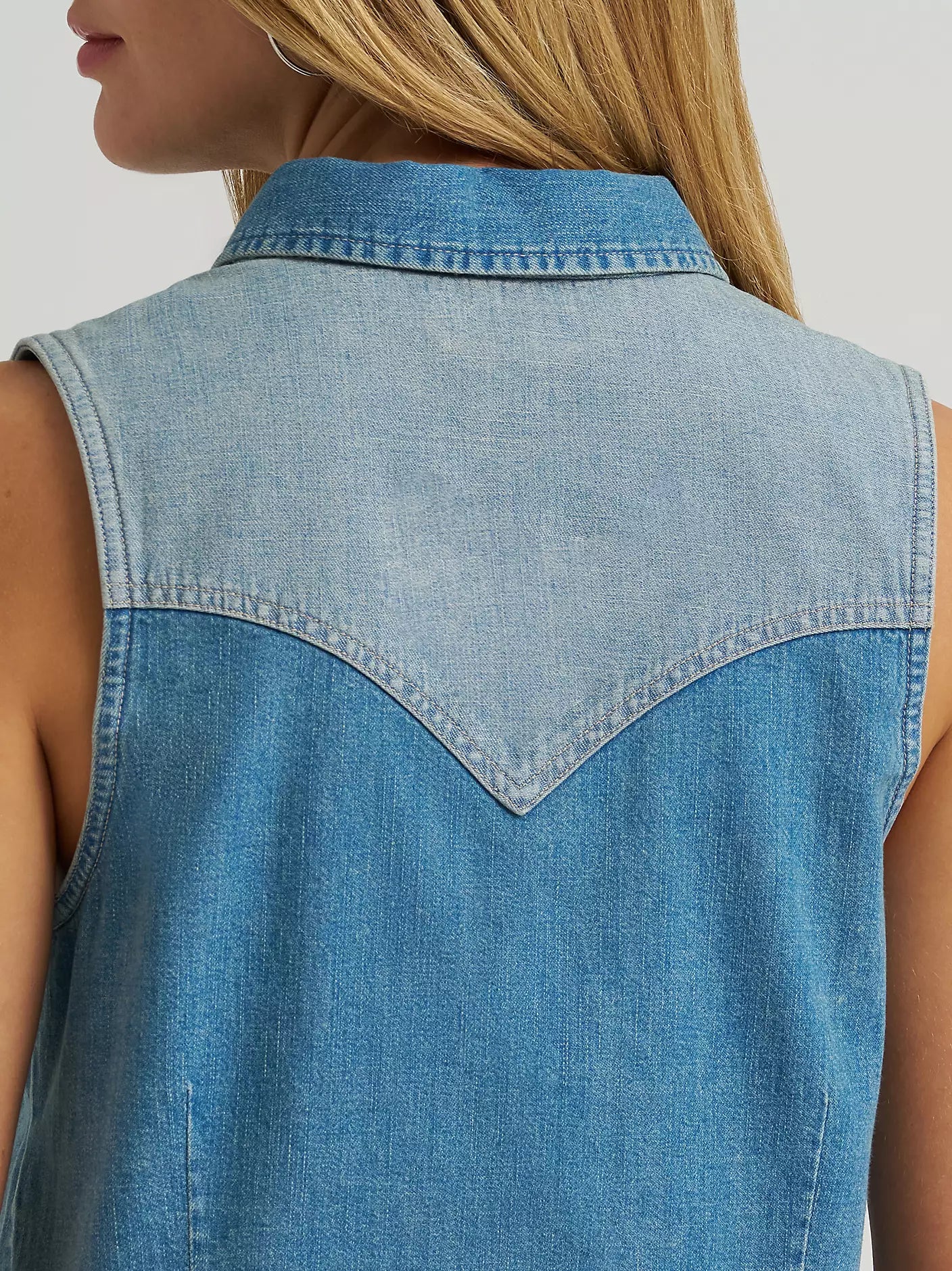Wrangler Womens Shirts Wrangler Shirt Womens Sleeveless Denim