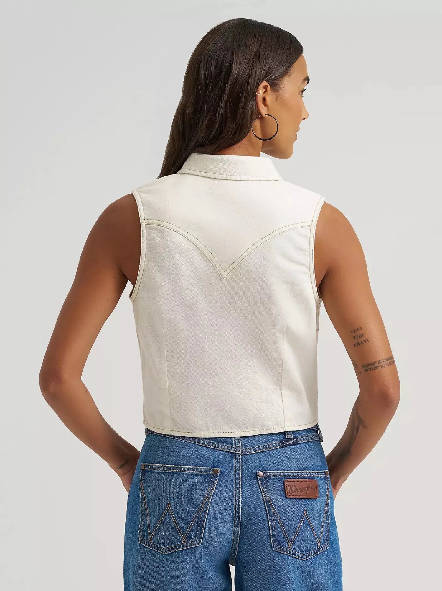 Wrangler Womens Shirts Wrangler Shirt Womens Sleeveless Denim