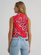 Wrangler Womens Shirts Wrangler Shirt Womens Sleeveless Snap Button