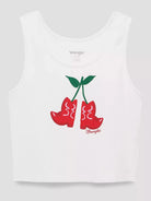 Wrangler Womens Shirts Wrangler Tank Top Womens Crop Slim Fit