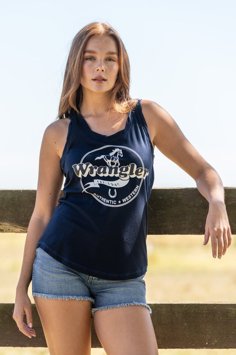 Wrangler Womens Shirts Wrangler Tank Top Womens Georgia