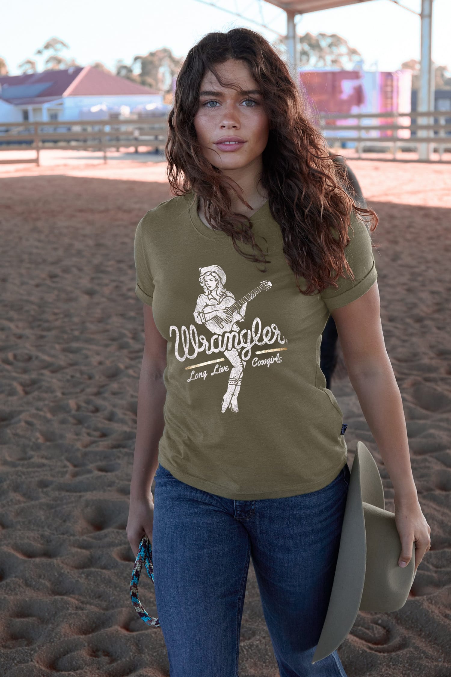 Wrangler Womens Shirts Wrangler Tee Womens Adriana