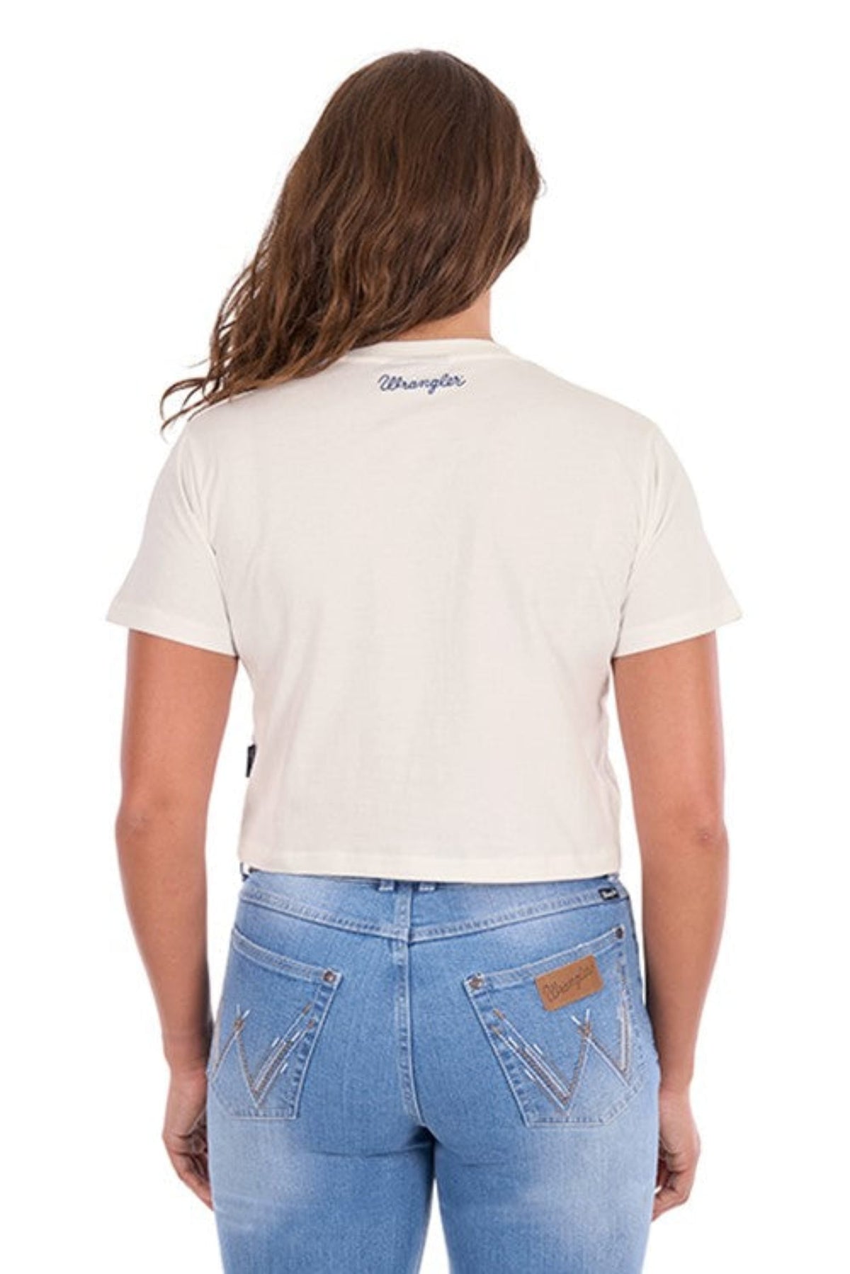 Wrangler Womens Shirts Wrangler Tee Womens Cindy Crop