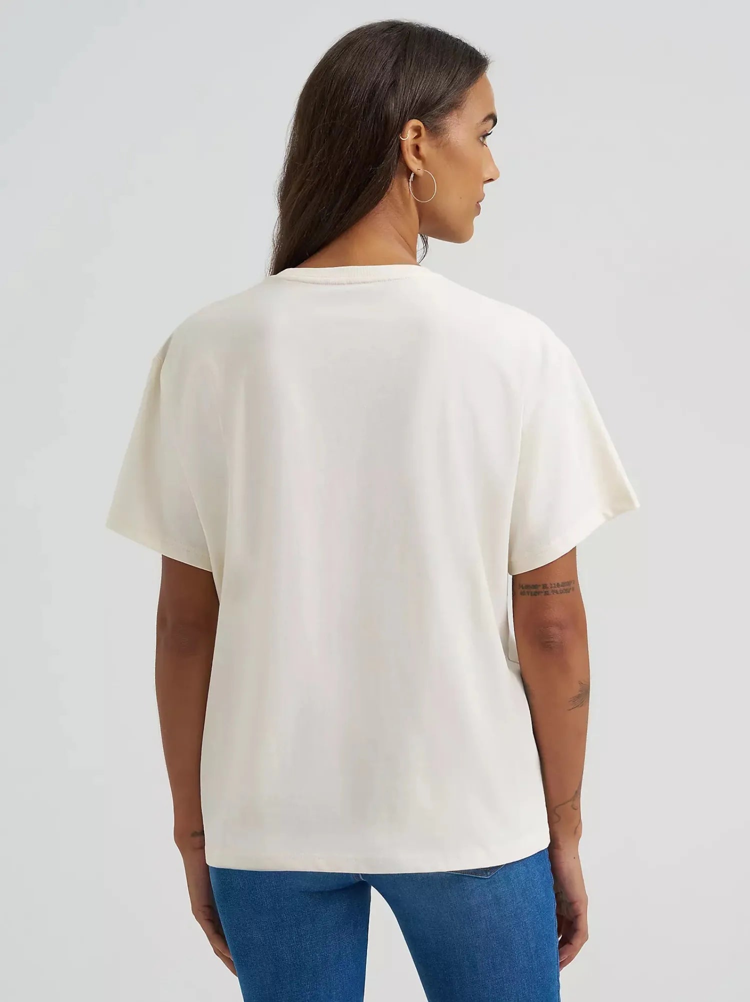 Wrangler Womens Shirts Wrangler Tee Womens Long Live Cowgirls Girlfriend Fit