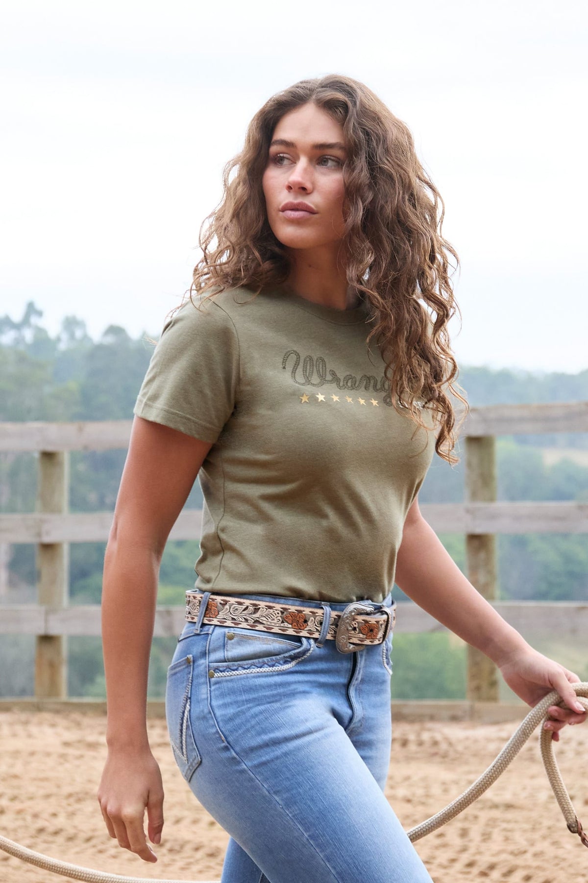 Wrangler Womens Shirts Wrangler Tee Womens Lucy
