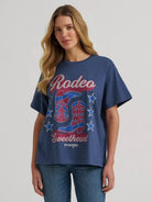 Wrangler Womens Shirts Wrangler Tee Womens Rodeo Girlfriend Fit
