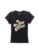 Wrangler Womens Shirts XS Wrangler Tee Womens Black Beauty