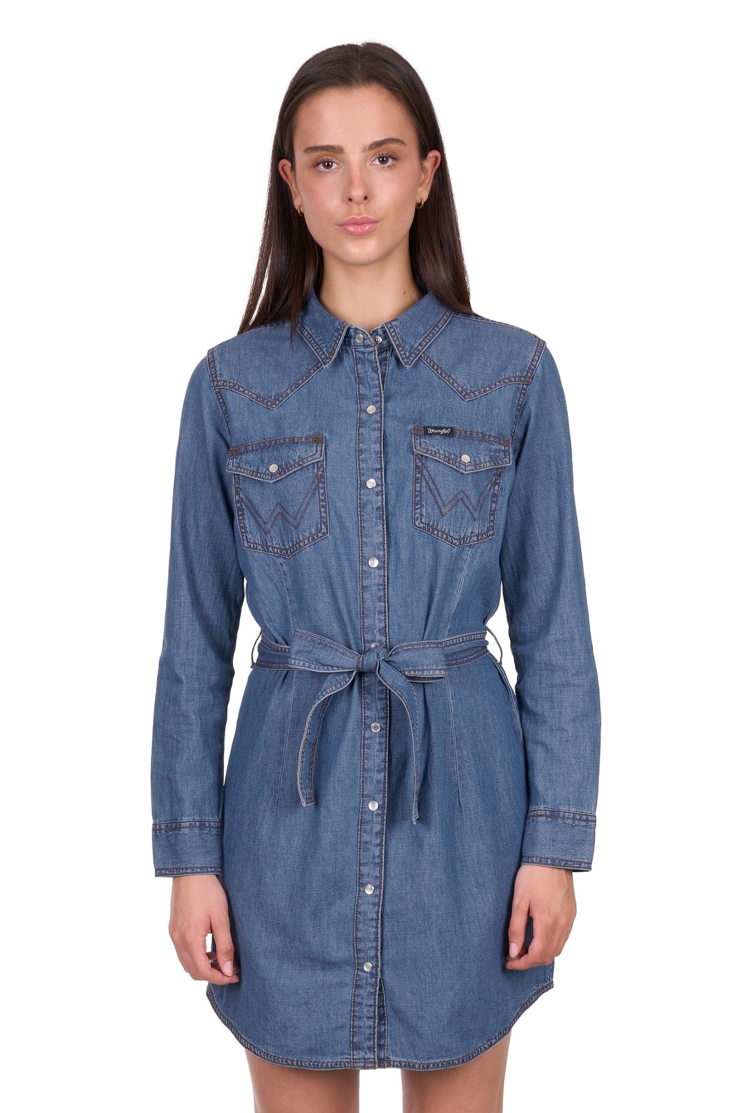 Wrangler Womens Shorts- Skirts - Dresses 08 / Mood Indigo Wrangler Dress Womens Wendy