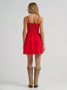 Wrangler Womens Shorts- Skirts - Dresses Wrangler Dress Womens Sleeveless Denim Snap Button