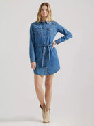 Wrangler Womens Shorts- Skirts - Dresses XS / Denim Wrangler Dress Womens Western