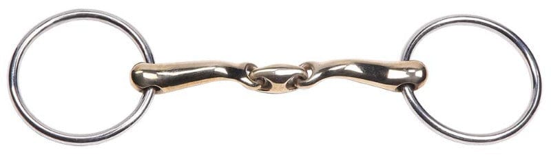 Zilco Bits Zilco Training Snaffle Curved Gold Bit