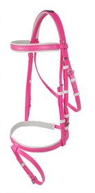 Zilco Bridles Pony / Pink/White Zilco PVC Hanoverian Bridle (196236)