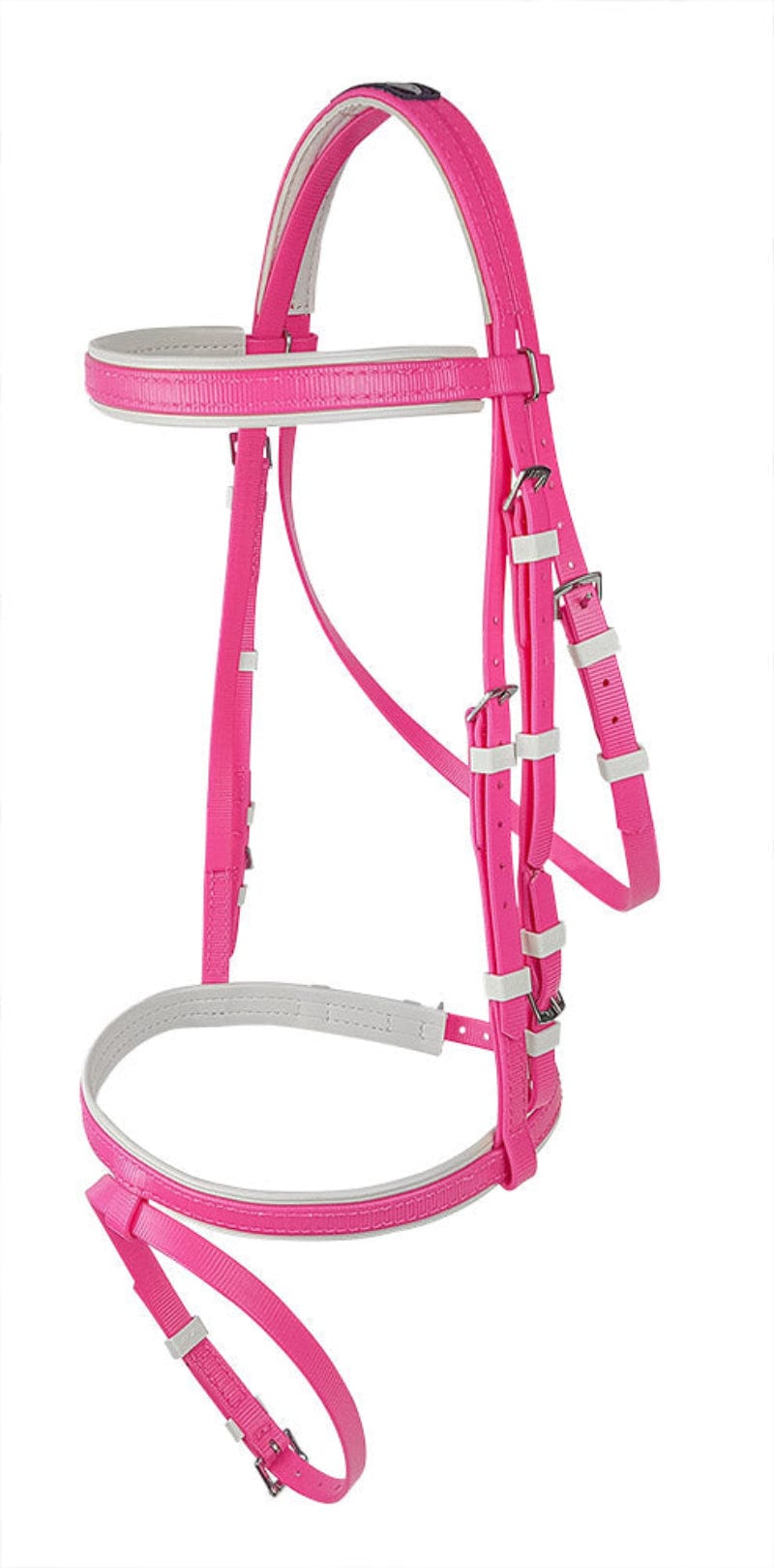 Zilco Bridles Pony / Pink/White Zilco PVC Hanoverian Bridle (196236)