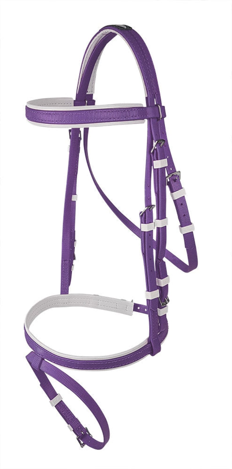 Zilco Bridles Pony / Purple/White Zilco Hanoverian PVC Bridle