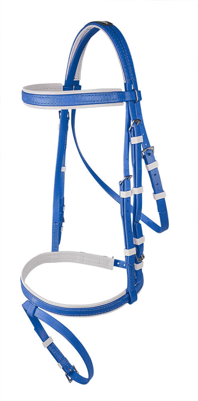 Zilco Bridles Pony / Royal Blue/White Zilco PVC Hanoverian Bridle (196236)