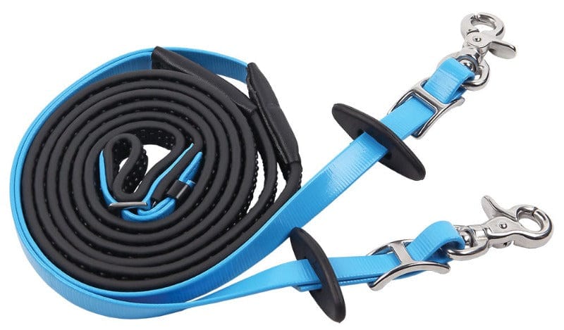 Zilco Reins Cyan Blue Zilco Rubber Grip Reins (269657GROUP-269676GROUP)