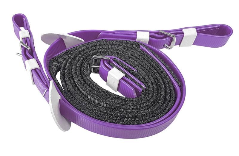 Zilco Reins Pony / Purple/White Zilco Reins Sure Grip