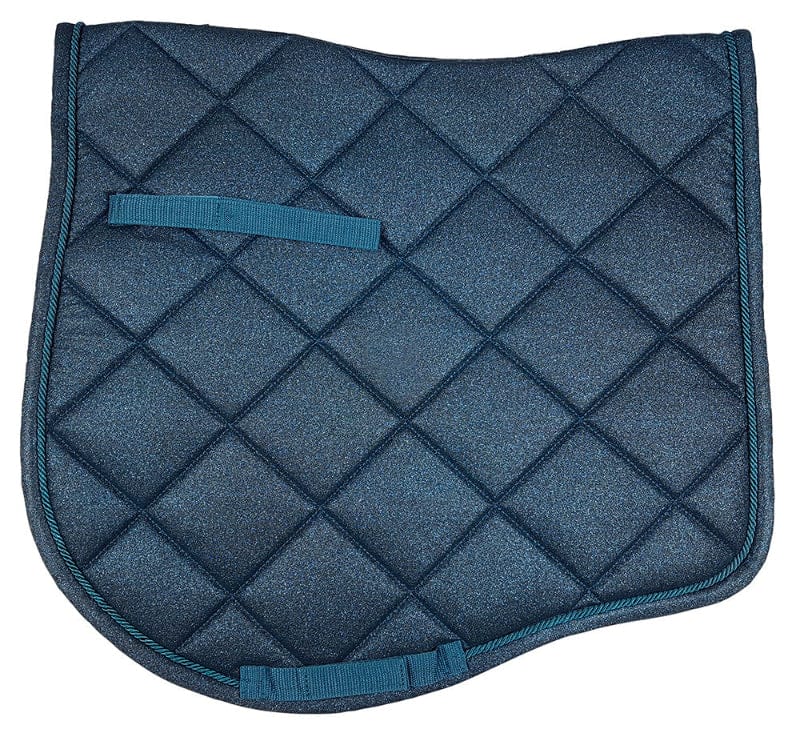 Zilco Saddle Pads English Pony / Dark Green Zilco Saddle Pad Dressage Glitter