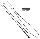 Zilco Whips 180cm / Black Zilco Lunge Whip Two Piece (LOCAL PICK UP ONLY)