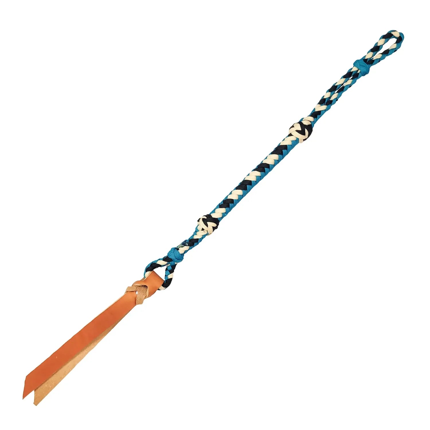 Zilco Whips 29in / Black/Teal/Almond Zilco Whip Quirt