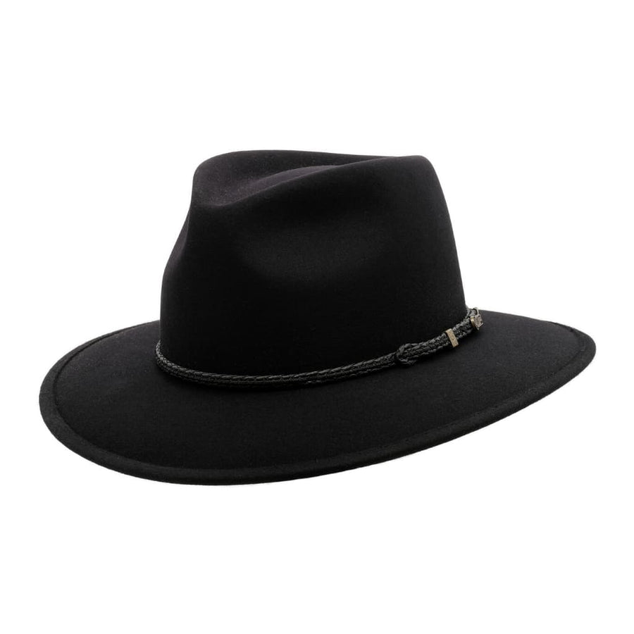 Akubra Hats Hats 55cm / Black Akubra Traveller Black