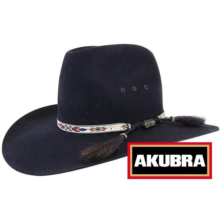 Akubra Stony Creek Black - Gympie Saddleworld & Country Clothing