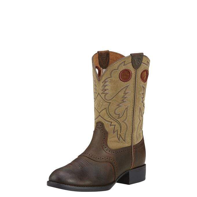 Ariat Kids Heritage Stockman Boots Brown - Gympie Saddleworld & Country Clothing