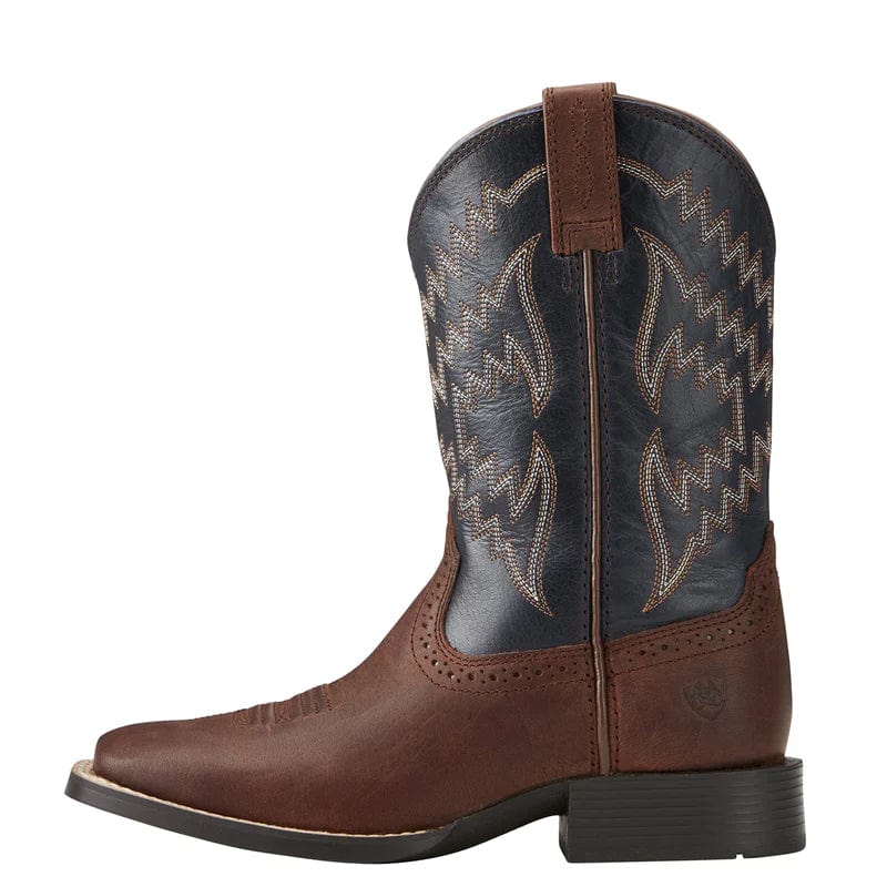 Ariat Kids Boots & Shoes Ariat Boots Kids Tycoon Brazen Brown/ Arizona Sky (10021591)