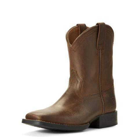 Ariat Kids Wide Square Toe Heritage Ropers 10026161 - Gympie Saddleworld & Country Clothing