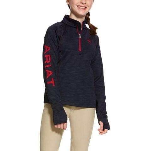 Ariat Kids Jumpers, Jackets & Vests L / Navy Ariat Girls Tek Team Sweatshirt Navy 10028367