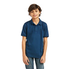 Ariat Kids Tops M Ariat Polo Boys Tek Skyfall (10039394)