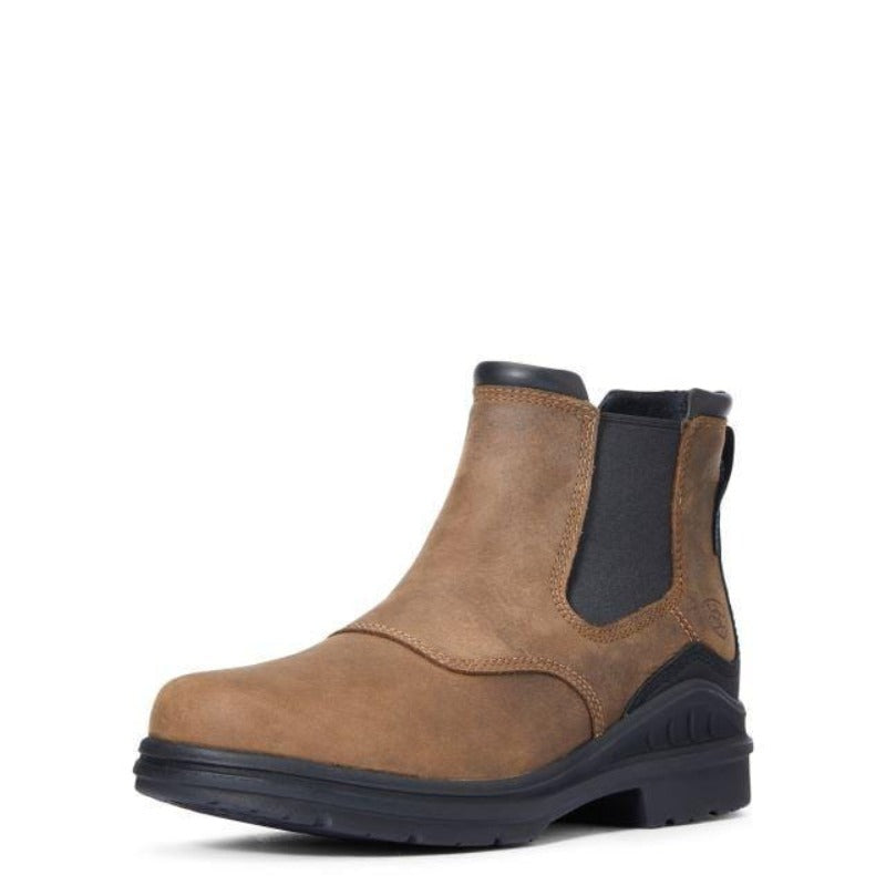 Ariat Mens Boots & Shoes Ariat Mens Barnyard Twin Gore II Antique Brown (10033879)