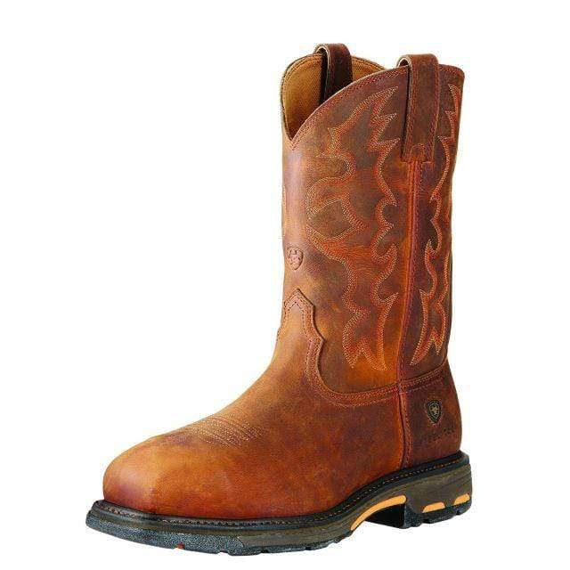 Ariat Mens Boots & Shoes MEN 10.5 Ariat Mens Workhog Boots Wide Square Steel Toe 10016568