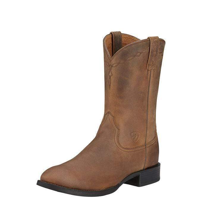 Ariat Mens Boots & Shoes MEN 10 Ariat Mens Heritage Roper Boot Distressed Brown ( 10002284)